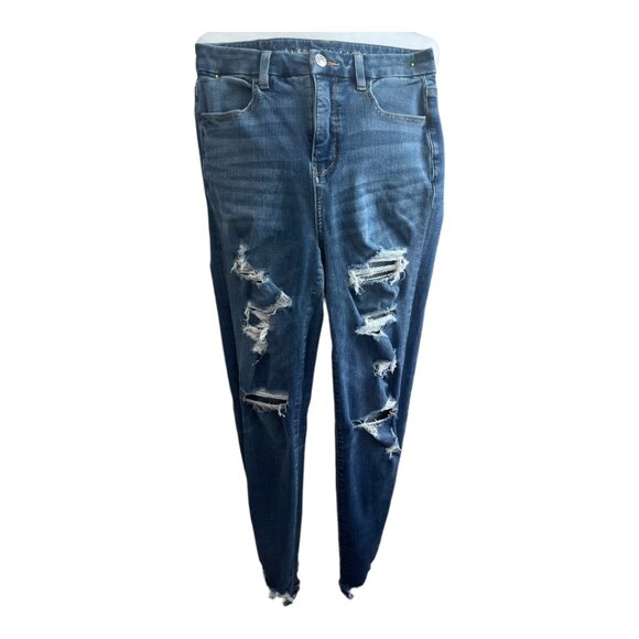 American Eagle Outfitters Denim - American Eagle Curvy High-Rise Ripped Jegging Jeans Size 2 | Length 27